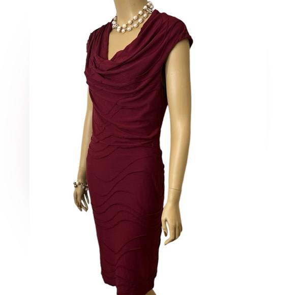 LADYS CONNECTED APPAREL BEAUTIFUL LINED BODY-CON DRESS FITTED WITH STRECH - Picture 8 of 10